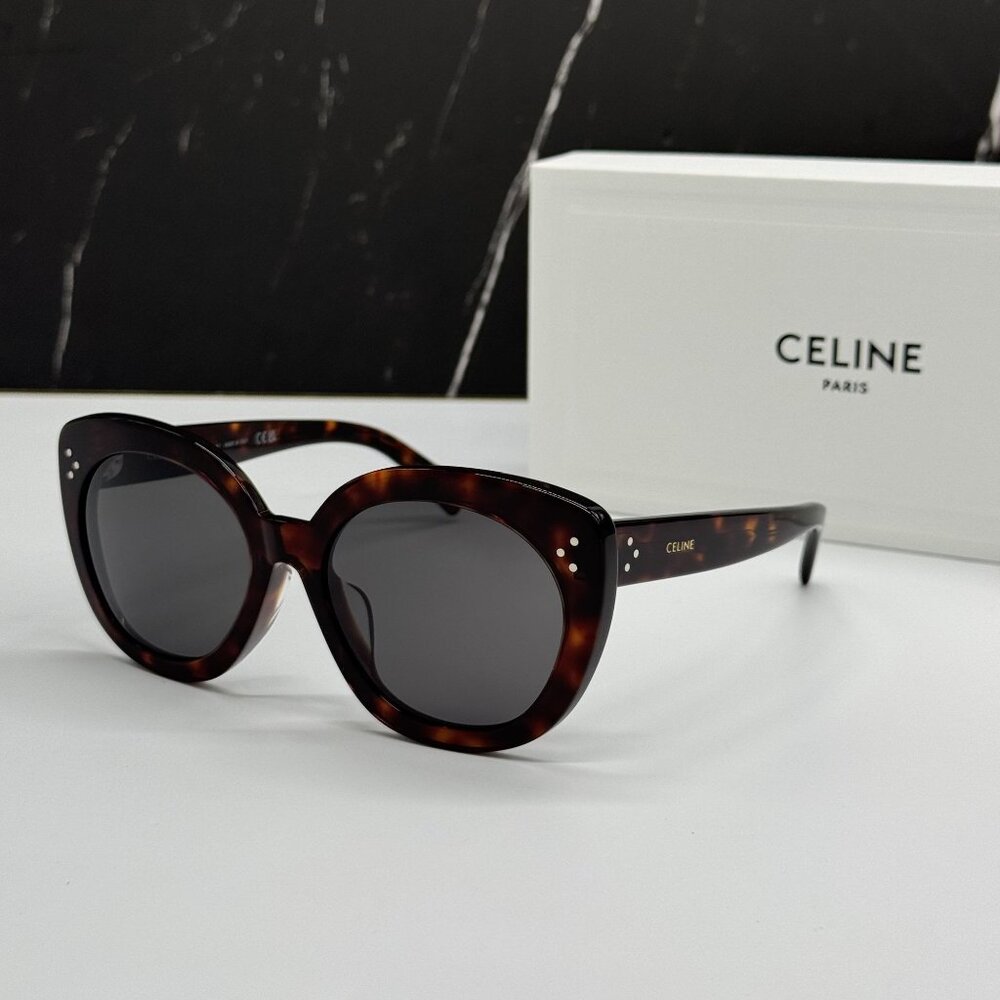 NEW CELINE CL40295F 52A HAVANA GRAY WOMEN SUNGLASSES CELINE
